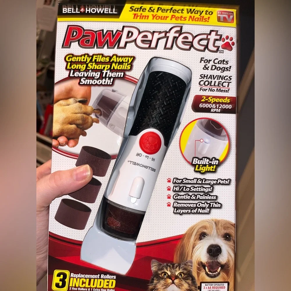 *BRAND NEW/ UNUSED 🆕* PawPerfect Pet Nail Grooming Device w| automatic light